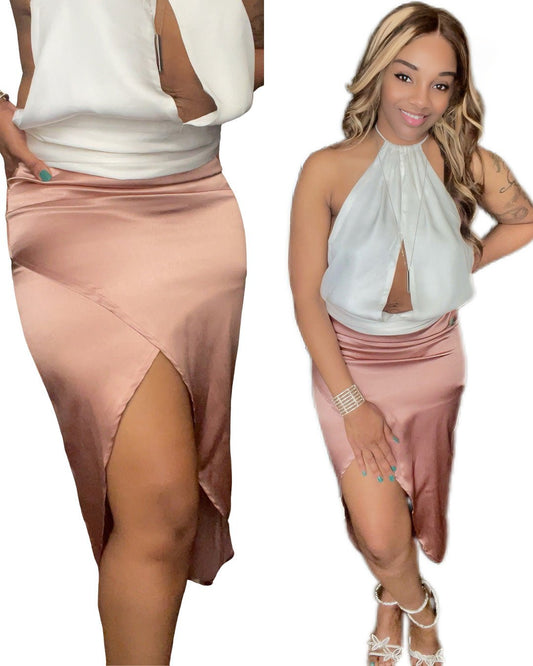 Champagne Toast Skirt - BeauTise’ Boutique