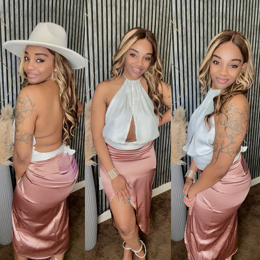 Champagne Toast Skirt - BeauTise’ Boutique