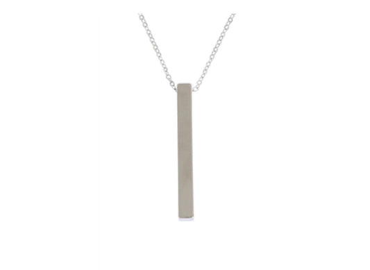 Solid Bar Pendant Necklace - BeauTise’ Boutique