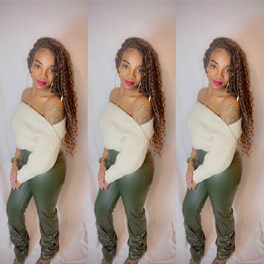 Infatuating Wrap Sweater - BeauTise’ Boutique