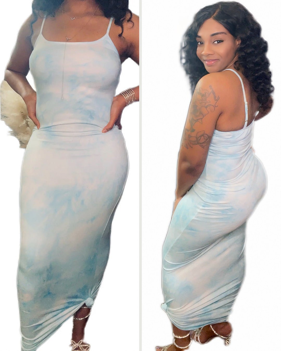 Clear Skies Maxi Dress - BeauTise’ Boutique
