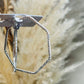Heptagonal Hoop Earrings - BeauTise’ Boutique
