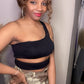 One shoulder Crop Top - BeauTise’ Boutique
