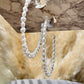 Pearl Hoop Earrings - BeauTise’ Boutique