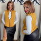Yellow Stone Vest - BeauTise’ Boutique