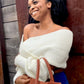 Infatuating Wrap Sweater - BeauTise’ Boutique