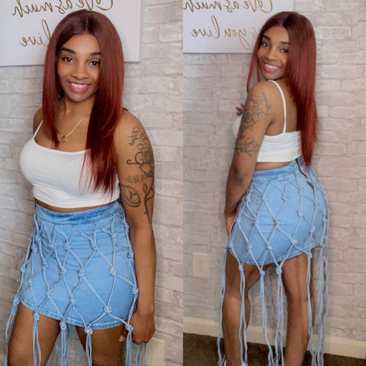 Knot Your Problem Skirt - BeauTise’ Boutique