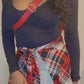 Plaid Checkered Hip Hugger - BeauTise’ Boutique