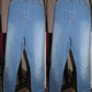 "Slit Where" Jeans - BeauTise’ Boutique