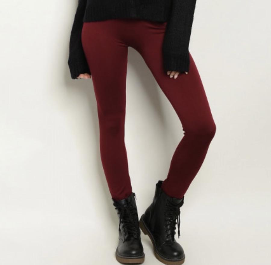 “Wine” leggings - BeauTise’ Boutique